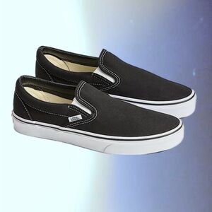 Vans | Classic Slip On Shoe Skateboarding Women’s 9 Men’s 7.5 New Black Unisex